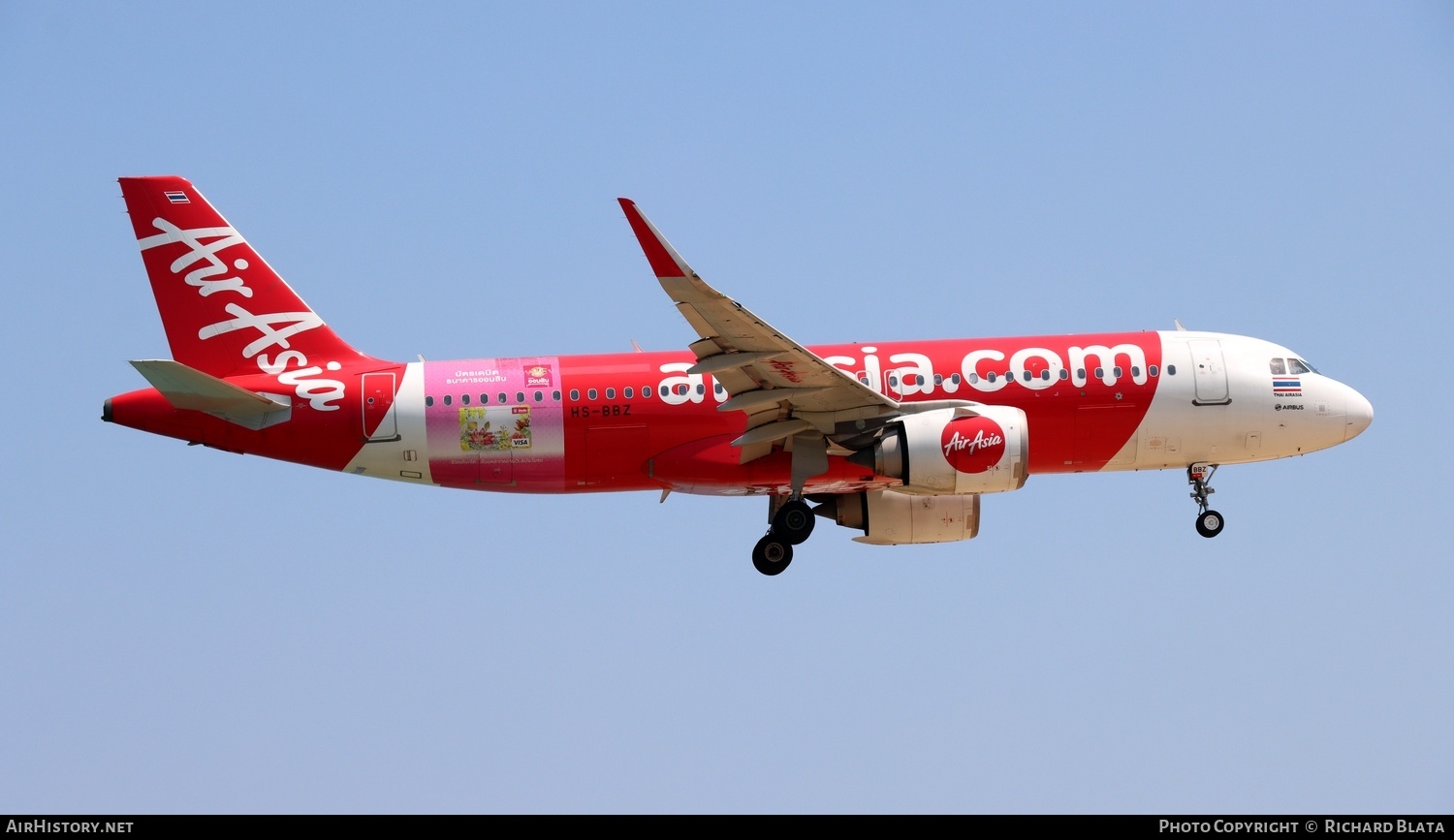 Aircraft Photo of HS-BBZ | Airbus A320-251N | AirAsia | AirHistory.net #680917