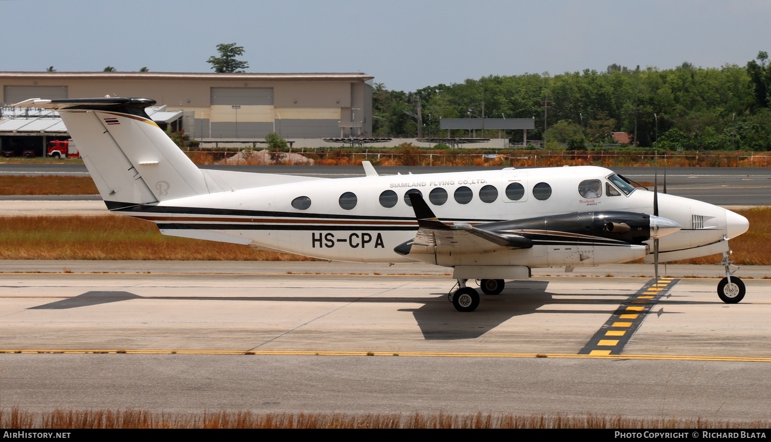 Aircraft Photo of HS-CPA | Hawker Beechcraft 350ER King Air (B300) | Siam Land Flying Company | AirHistory.net #680944
