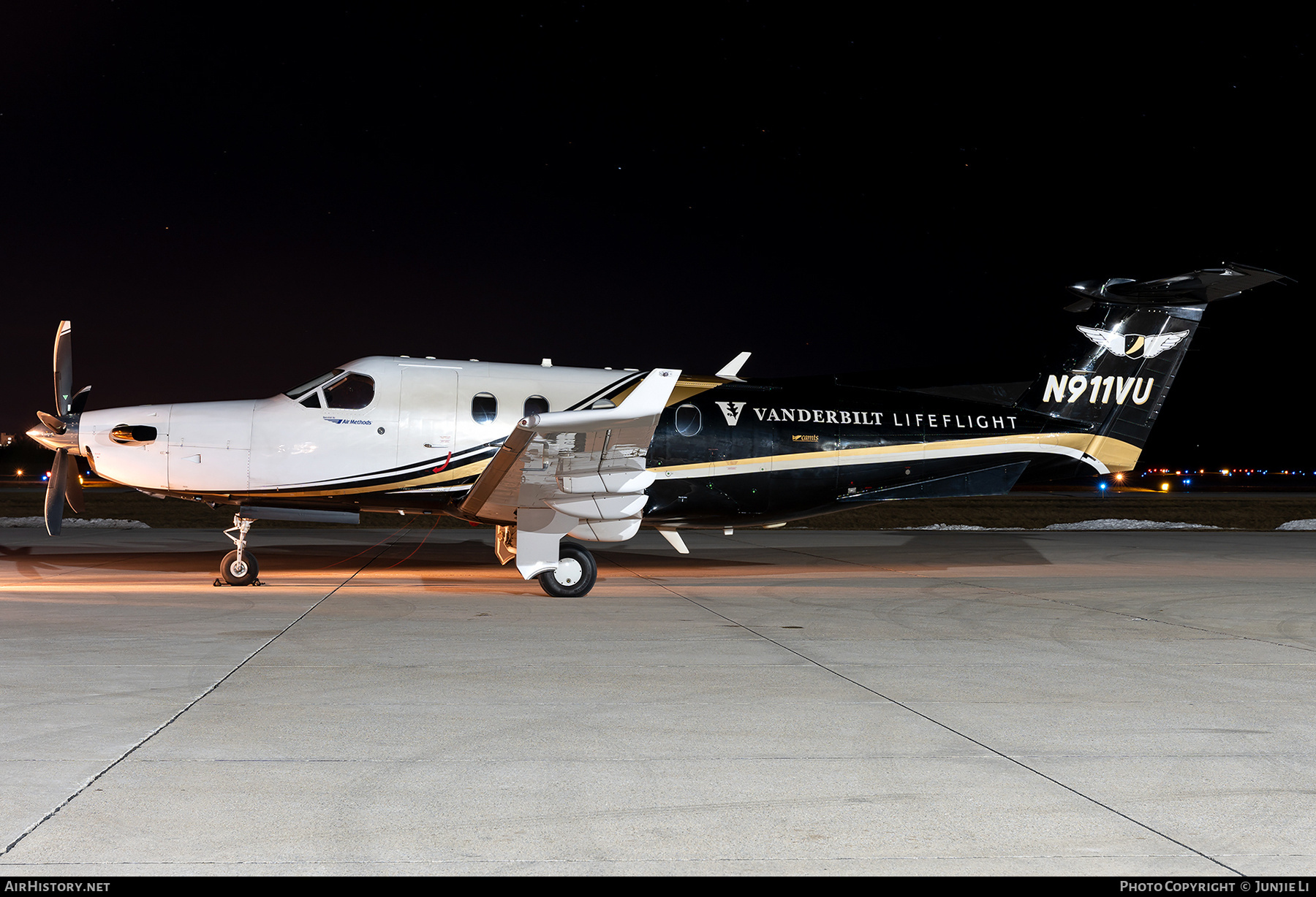 Aircraft Photo of N911VU | Pilatus PC-12/45 | Vanderbilt Lifeflight | AirHistory.net #680951