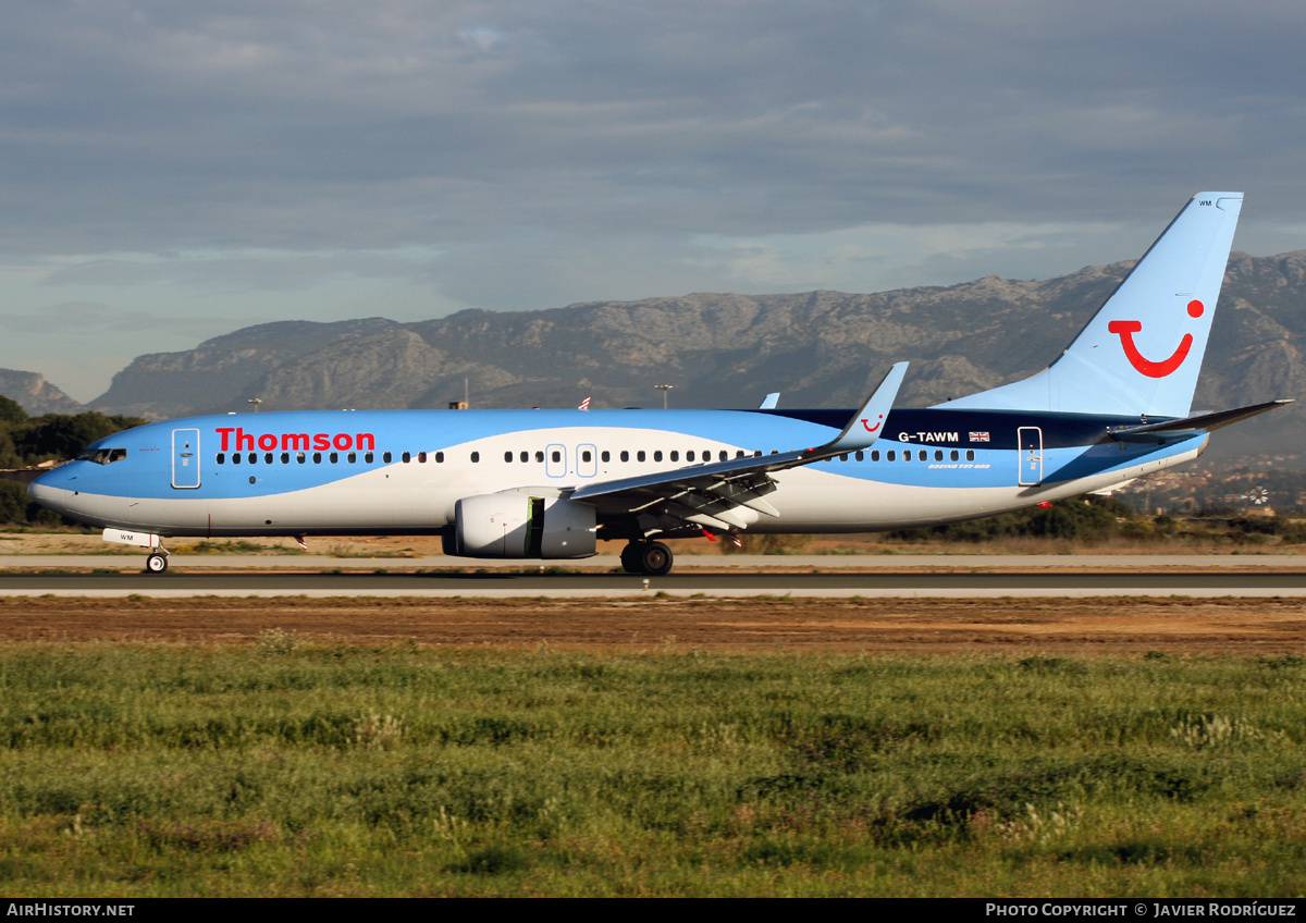 Aircraft Photo of G-TAWM | Boeing 737-8K5 | Thomson Airways | AirHistory.net #680982