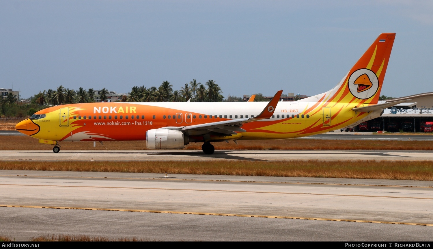 Aircraft Photo of HS-DBT | Boeing 737-88L | Nok Air | AirHistory.net #680990