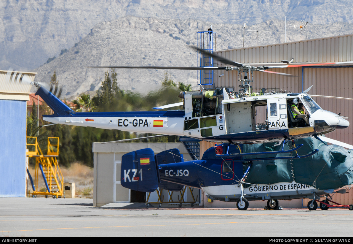 Aircraft Photo of EC-GPA | Bell 412HP | Gobierno de España | AirHistory.net #681002