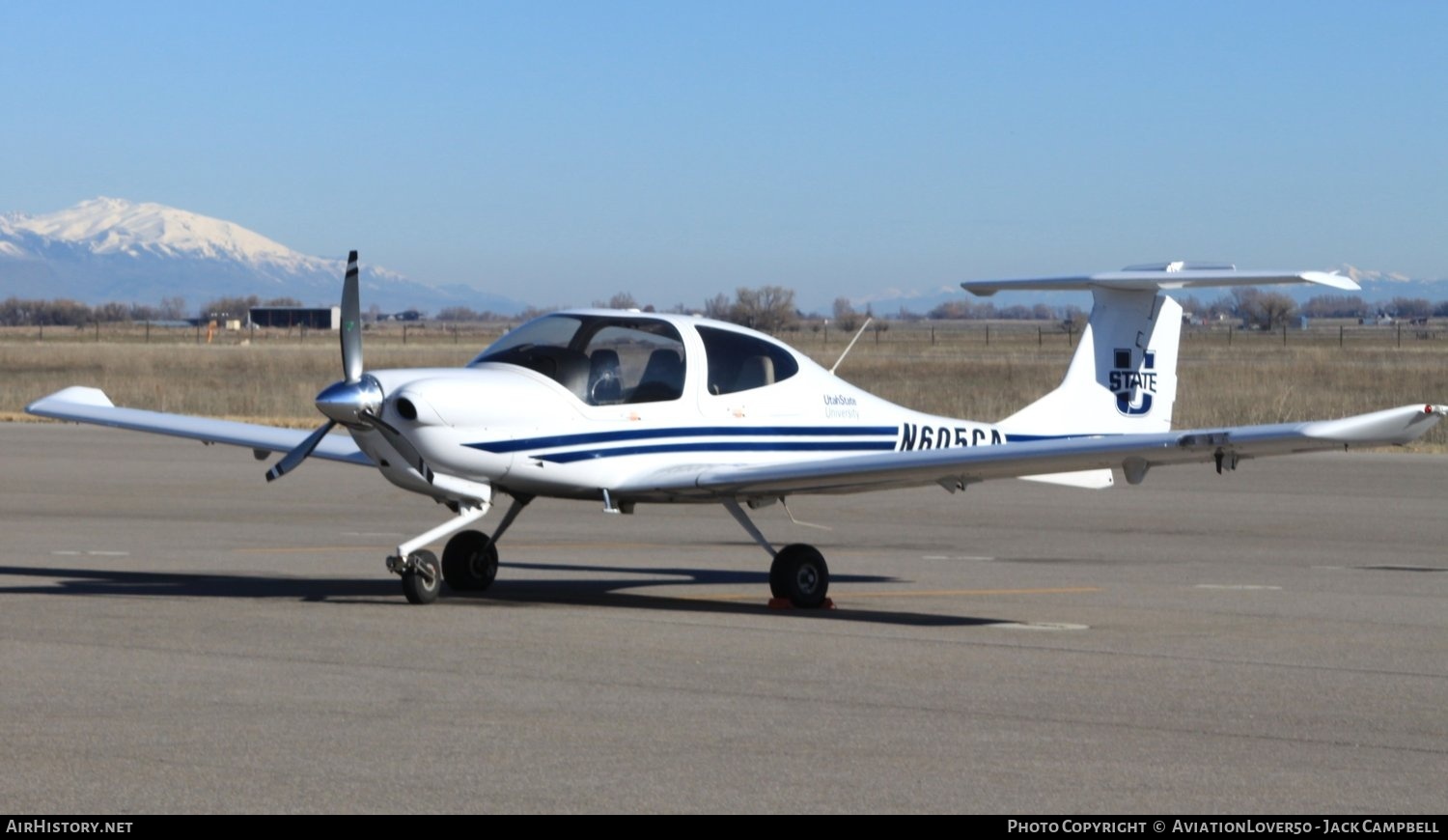 Aircraft Photo of N605CA | Diamond DA40 Diamond Star | Utah State University | AirHistory.net #681036