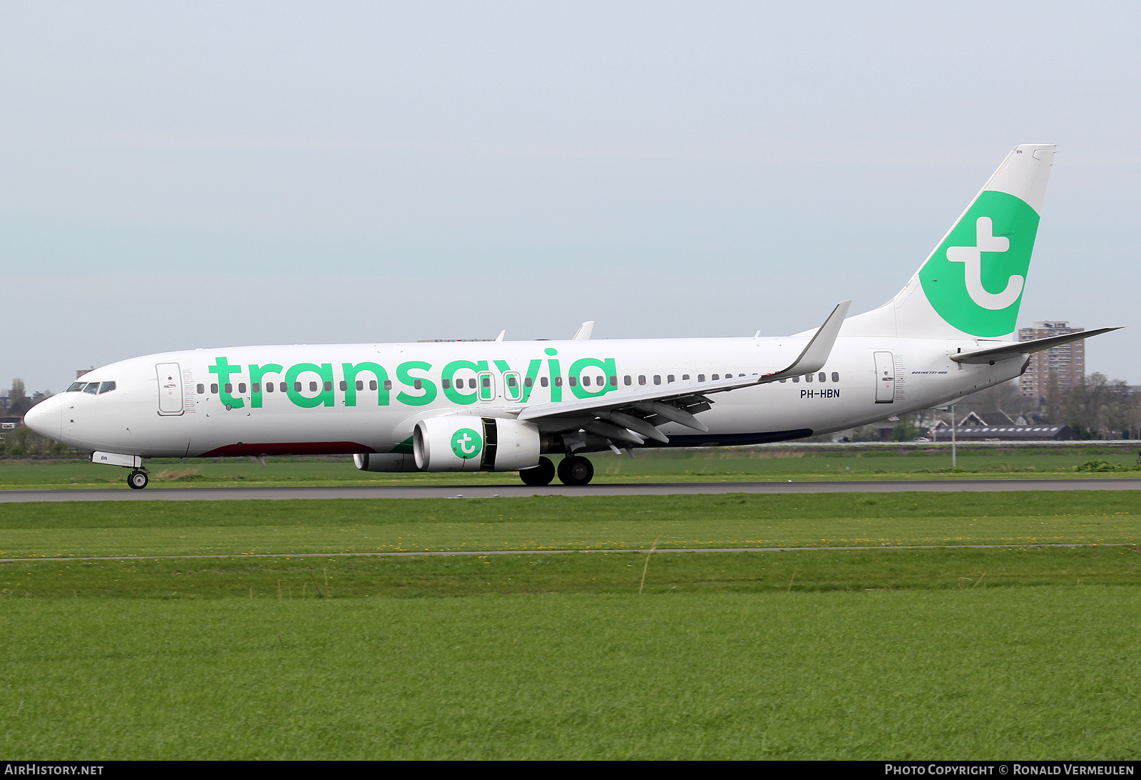 Aircraft Photo of PH-HBN | Boeing 737-82R | Transavia | AirHistory.net #681048