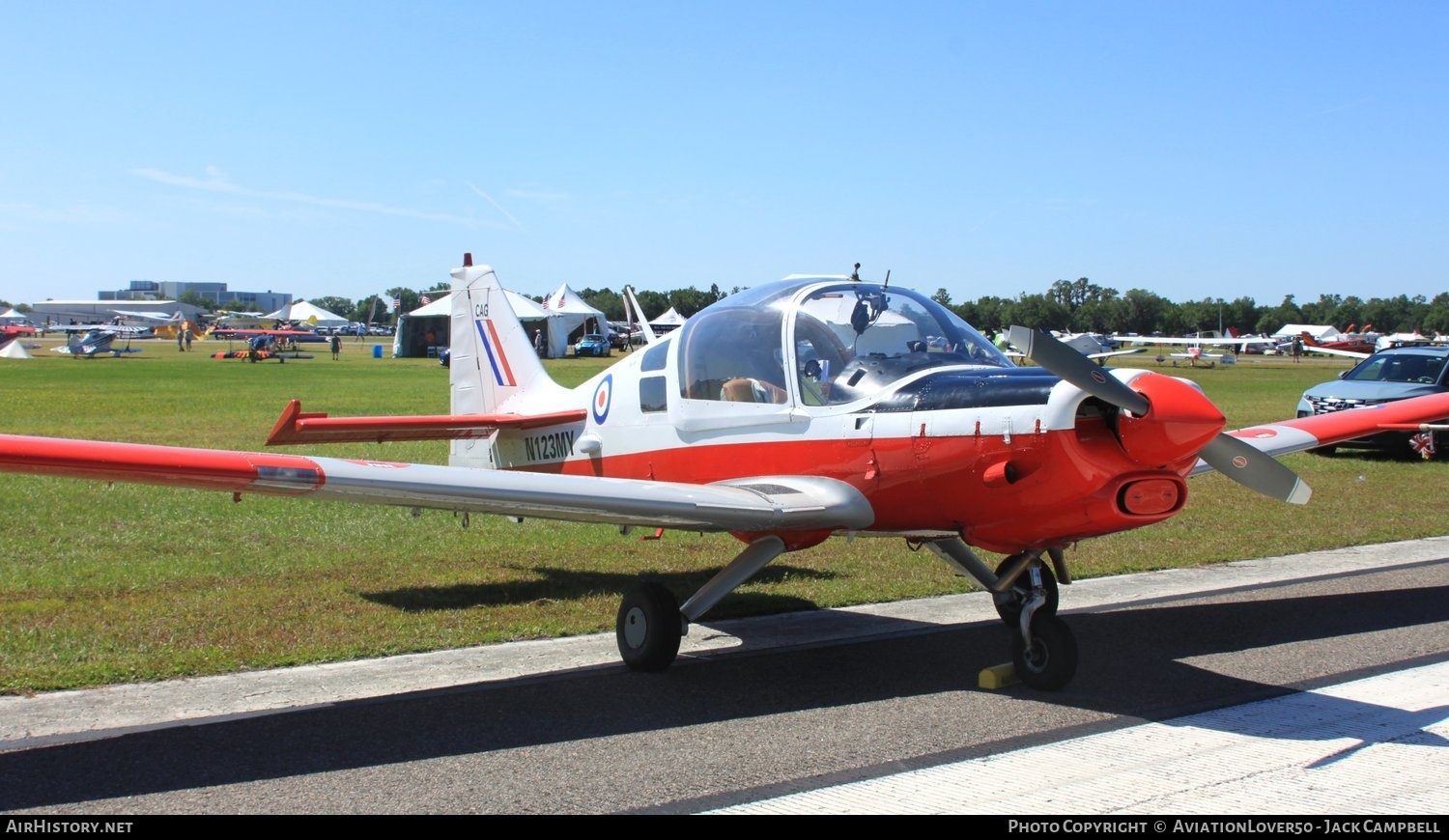 Aircraft Photo of N123MY | Scottish Aviation Bulldog 100 | UK - Air Force | AirHistory.net #681075