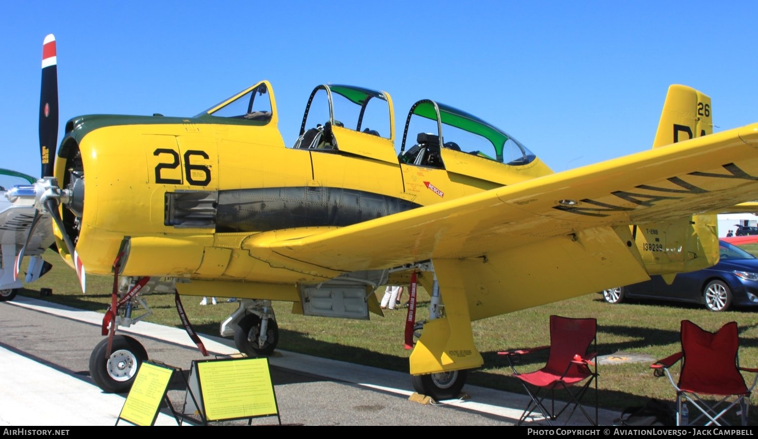 Aircraft Photo of N726A / 138239 | North American T-28B Trojan | USA - Navy | AirHistory.net #681078