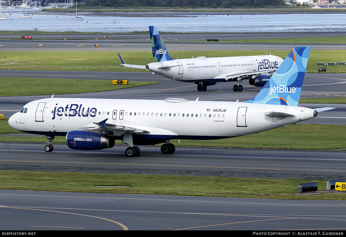 Aircraft Photo of N535JB | Airbus A320-232 | JetBlue Airways | AirHistory.net #681148