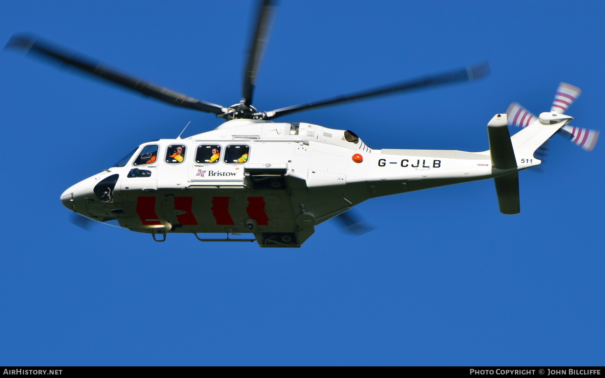 Aircraft Photo of G-CJLB | AgustaWestland AW-139 | Bristow Helicopters | AirHistory.net #681161