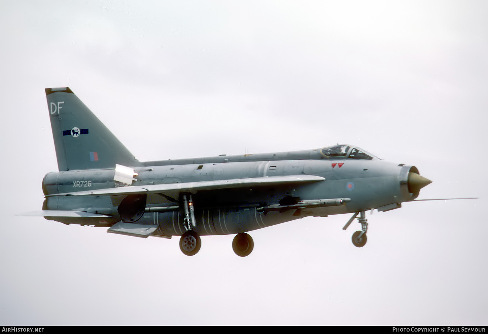 Aircraft Photo of XR726 | English Electric Lightning F6 | UK - Air Force | AirHistory.net #681198