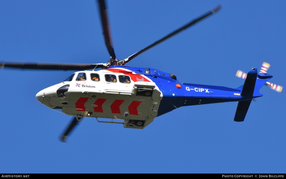 Aircraft Photo of G-CIPX | AgustaWestland AW-139 | Bristow Helicopters | AirHistory.net #681202