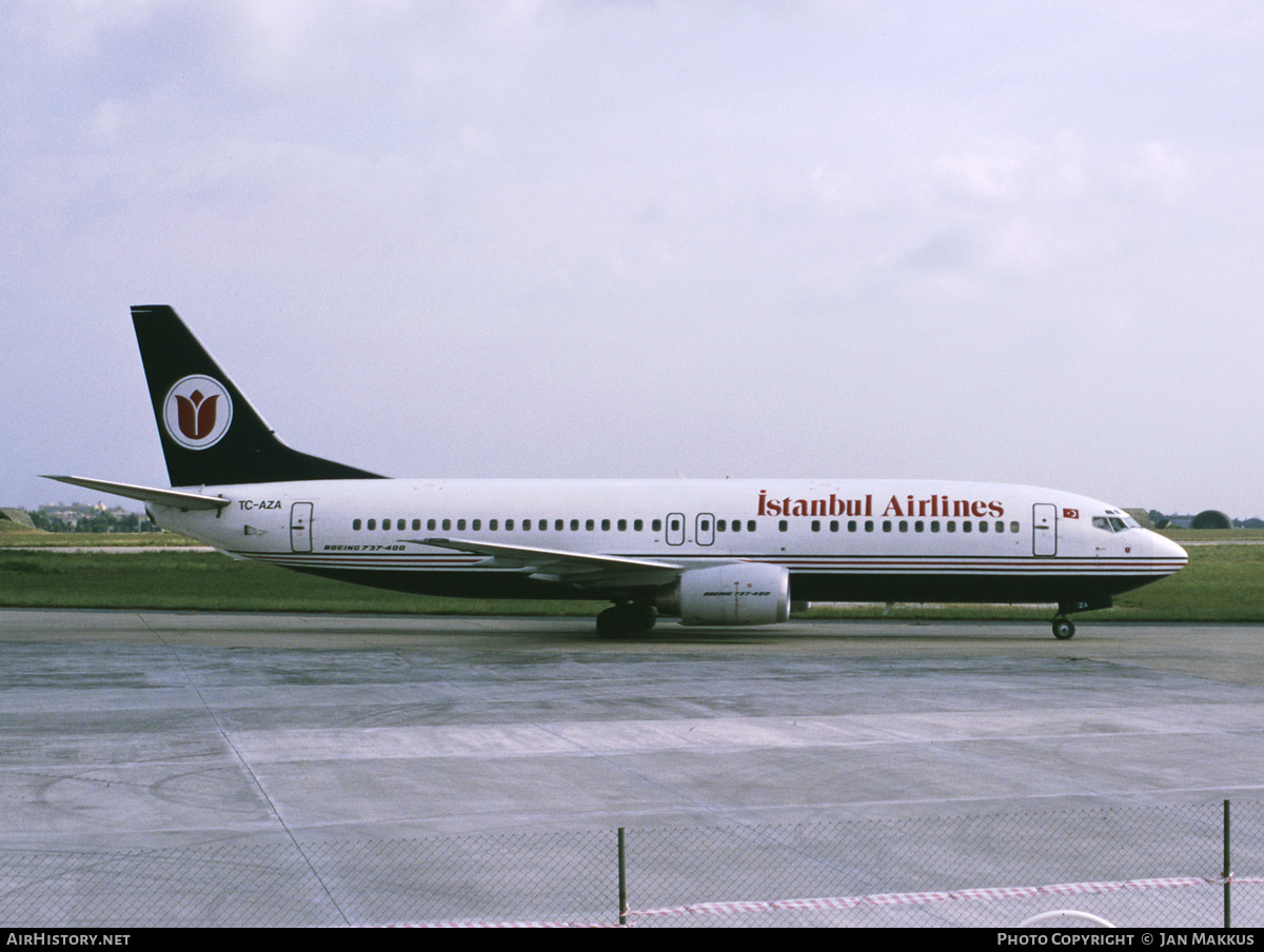 Aircraft Photo of TC-AZA | Boeing 737-4Y0 | Istanbul Airlines | AirHistory.net #681205