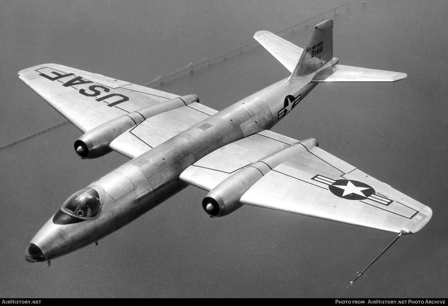 Aircraft Photo of 52-1418 / 21418 | Martin B-57A Canberra | USA - Air Force | AirHistory.net #681250