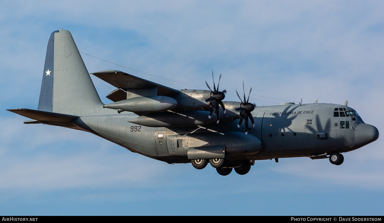 Aircraft Photo of 992 | Lockheed KC-130R Hercules (L-382) | Chile - Air Force | AirHistory.net #681270