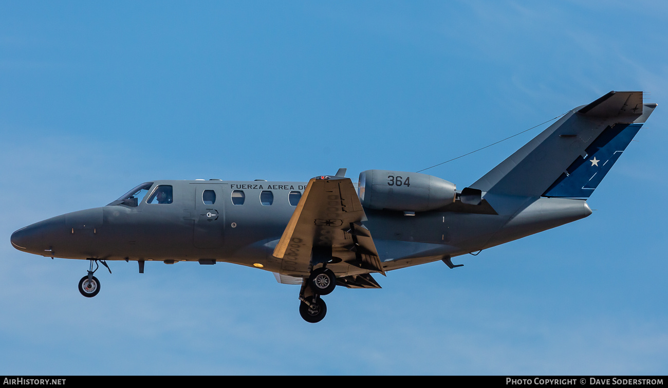 Aircraft Photo of 364 | Cessna 525 CitationJet CJ1 | Chile - Air Force | AirHistory.net #681271