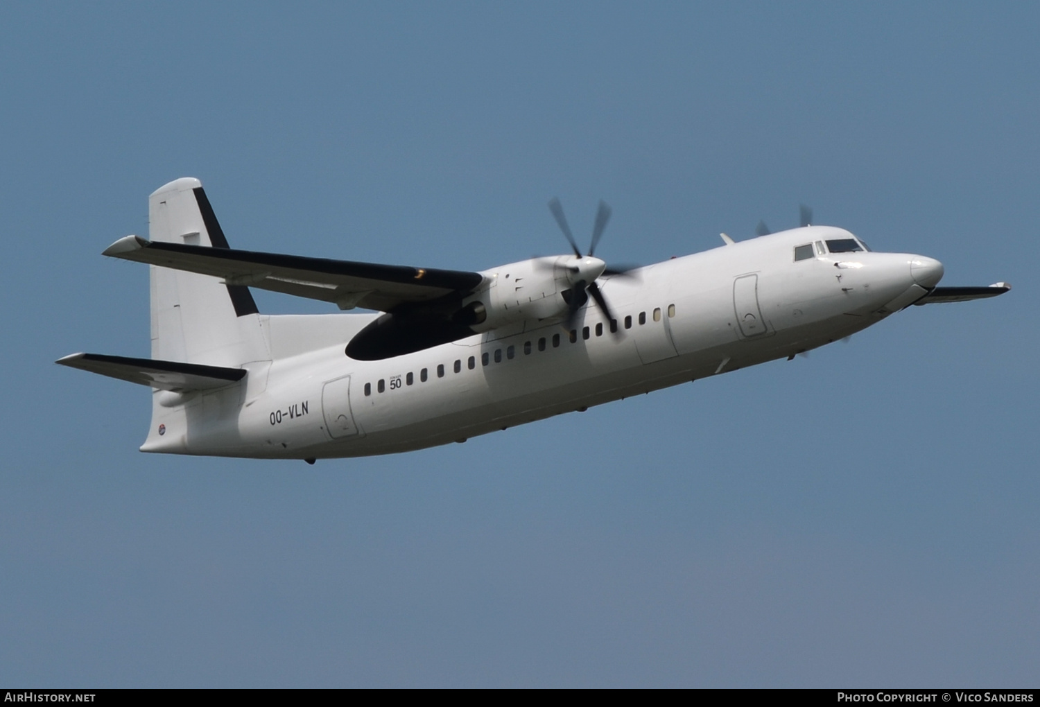 Aircraft Photo of OO-VLN | Fokker 50 | VLM Airlines | AirHistory.net #681305