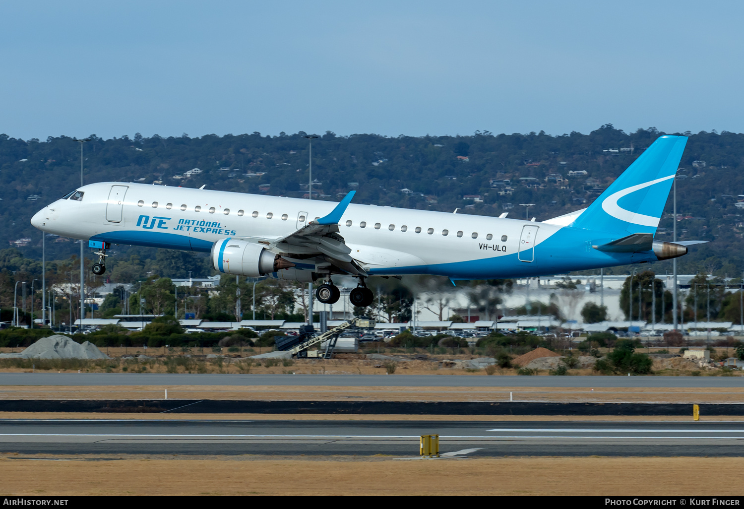 Aircraft Photo of VH-ULQ | Embraer 190AR (ERJ-190-100IGW) | NJE - National Jet Express | AirHistory.net #681325