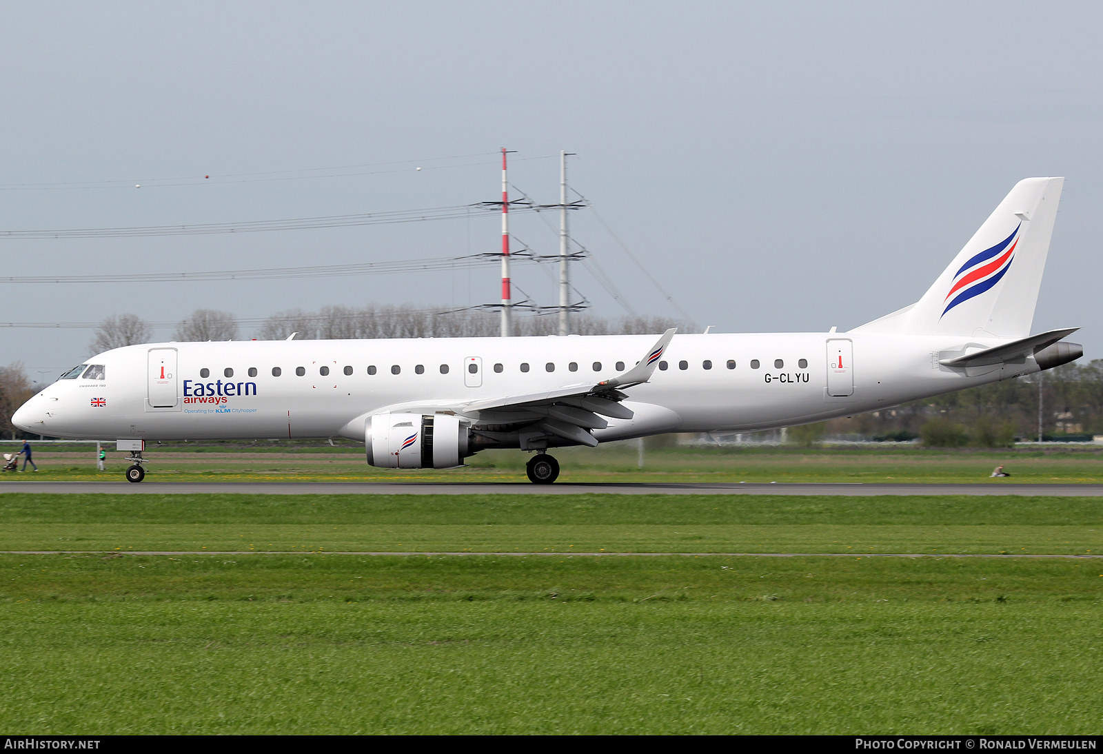 Aircraft Photo of G-CLYU | Embraer 190LR (ERJ-190-100LR) | Eastern Airways | AirHistory.net #681336