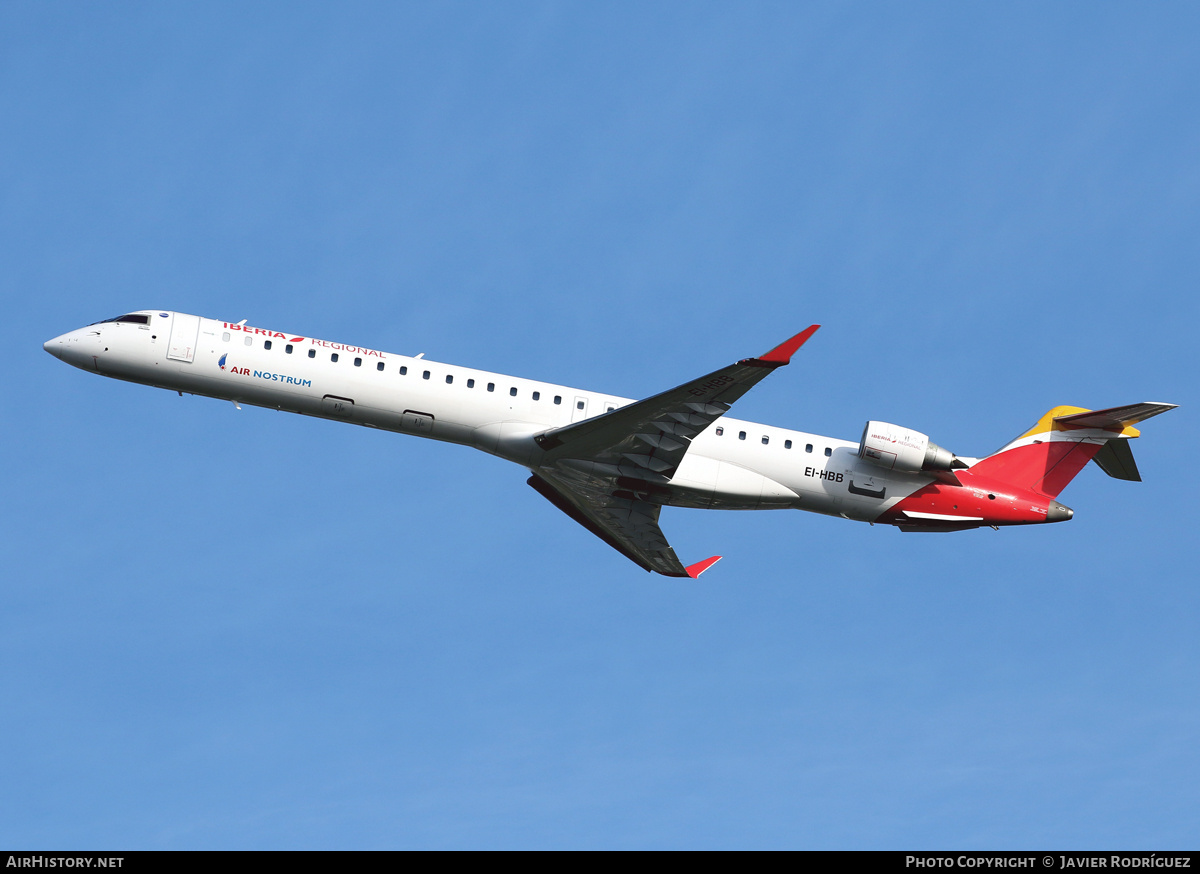 Aircraft Photo of EI-HBB | Bombardier CRJ-1000 (CL-600-2E25) | Iberia Regional | AirHistory.net #681340