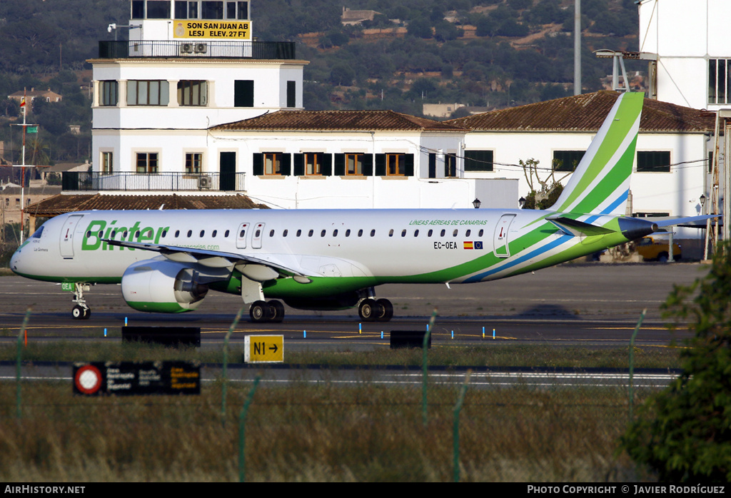 Aircraft Photo of EC-OEA | Embraer 195-E2 (ERJ-190-400) | Binter Canarias | AirHistory.net #681342