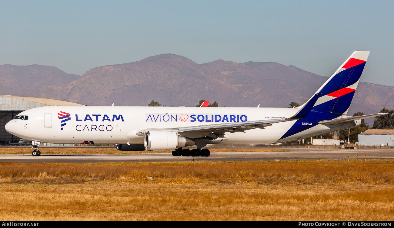 Aircraft Photo of N534LA | Boeing 767-316F/ER | LATAM Cargo | AirHistory.net #681366