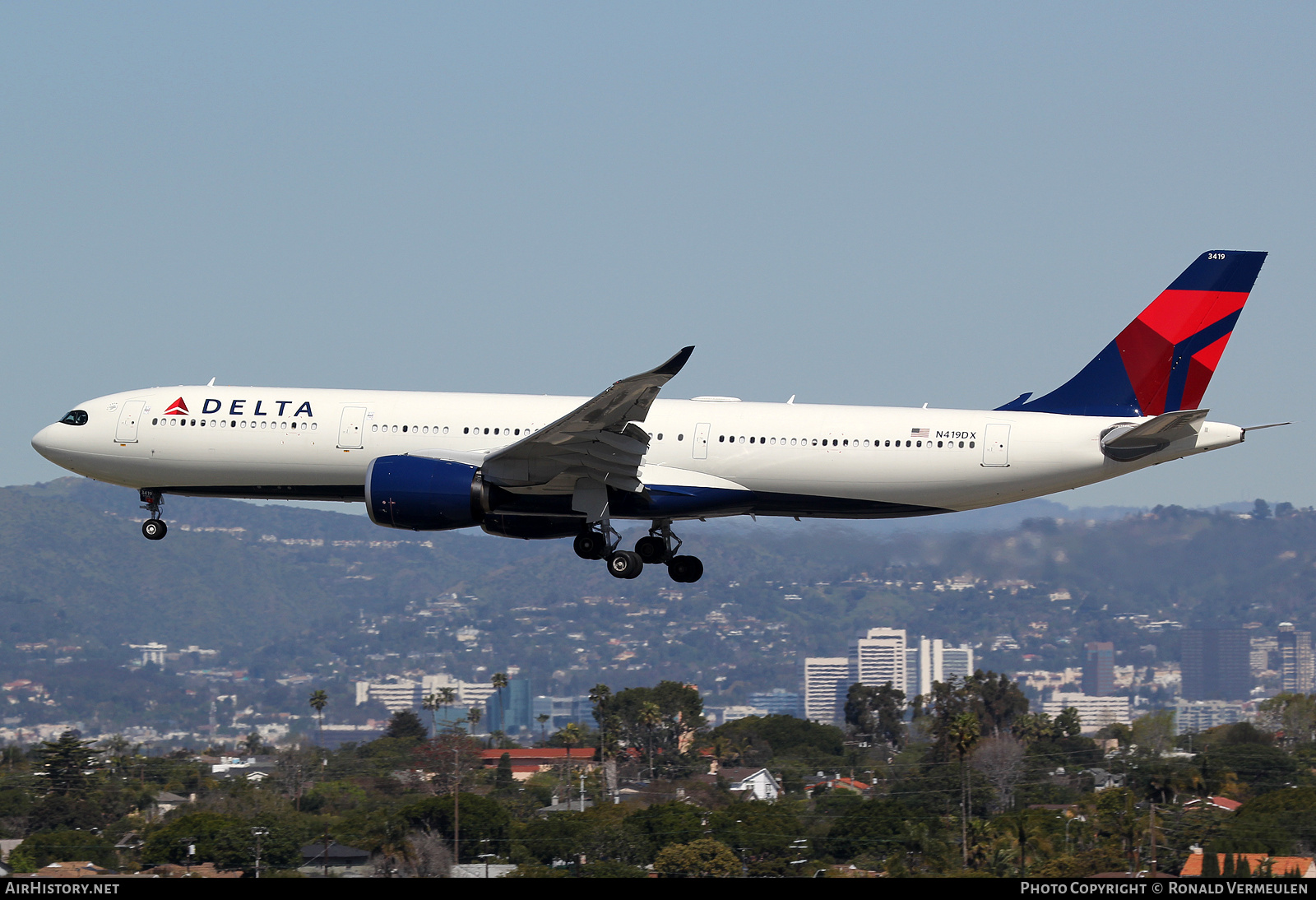 Aircraft Photo of N419DX | Airbus A330-941N | Delta Air Lines | AirHistory.net #681371