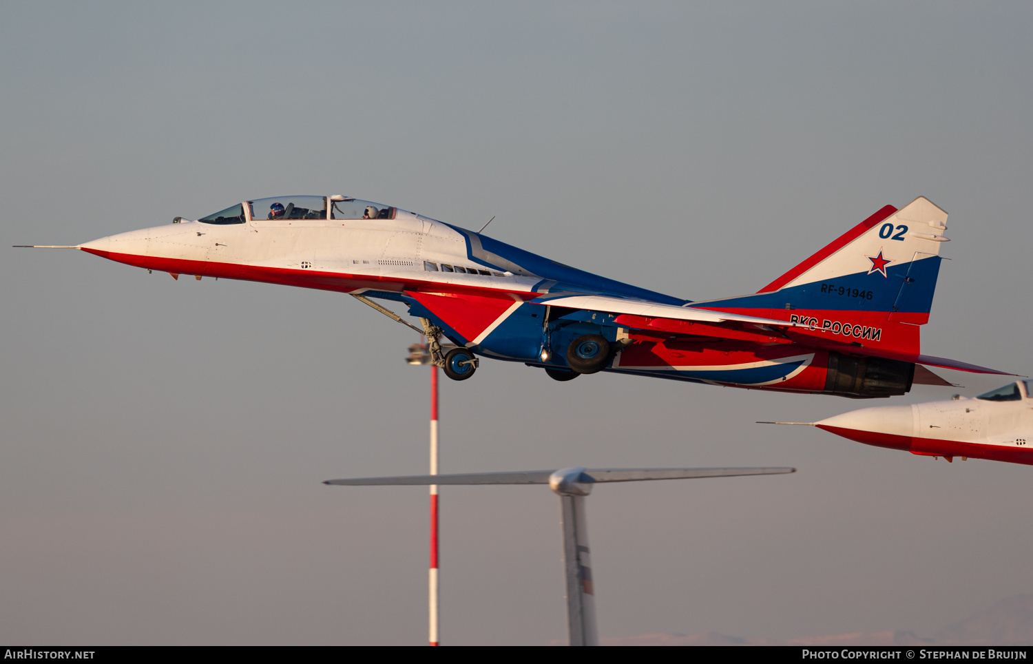 Aircraft Photo of RF-91946 | Mikoyan-Gurevich MiG-29UB (9-51) | Russia - Air Force | AirHistory.net #681377