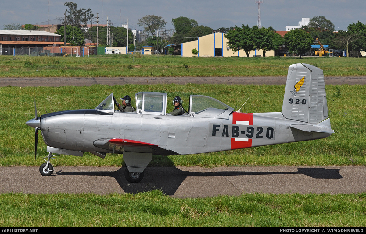 Aircraft Photo of FAB-920 | Beech VT-34A Mentor | Bolivia - Air Force | AirHistory.net #681385