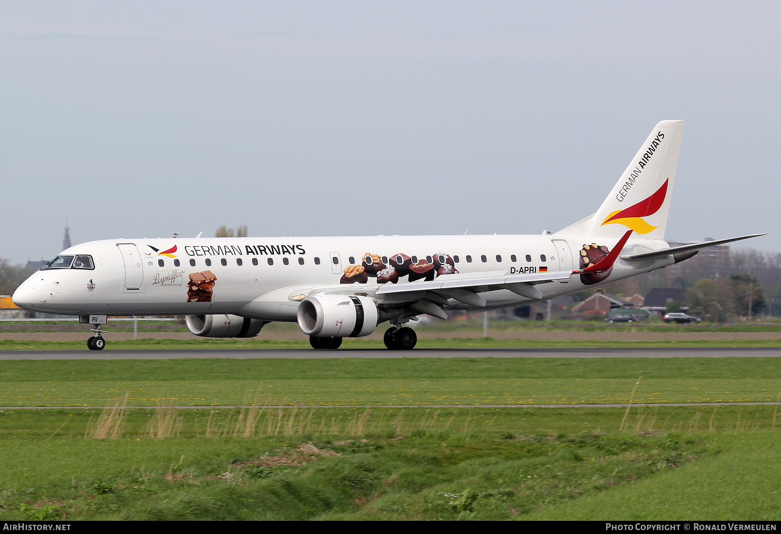 Aircraft Photo of D-APRI | Embraer 190LR (ERJ-190-100LR) | German Airways | AirHistory.net #681428