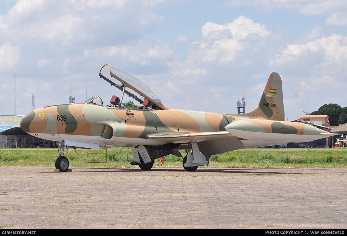 Aircraft Photo of FAB-639 | Canadair T-33AN Silver Star 3 | Bolivia - Air Force | AirHistory.net #681432