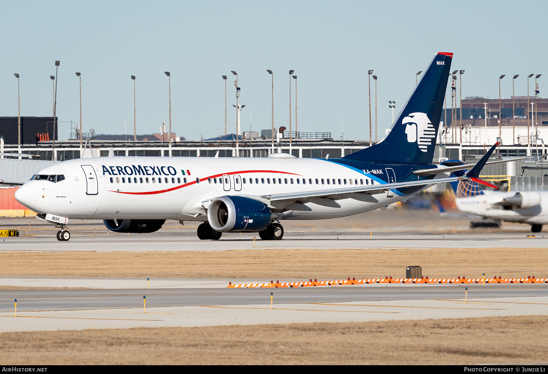 Aircraft Photo of XA-MAK | Boeing 737-8 Max 8 | AeroMéxico | AirHistory.net #681440