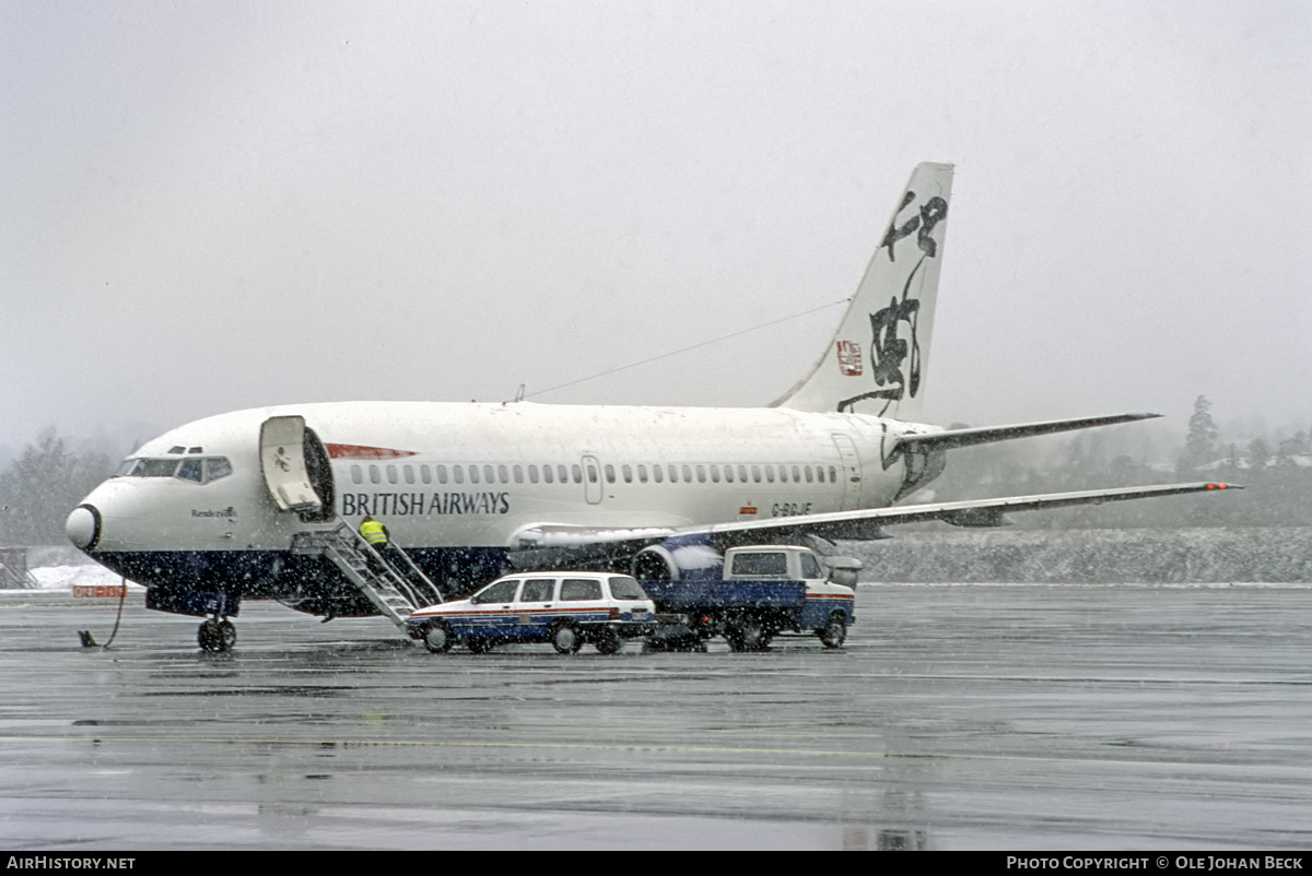 Aircraft Photo of G-BGJE | Boeing 737-236/Adv | British Airways | AirHistory.net #681451