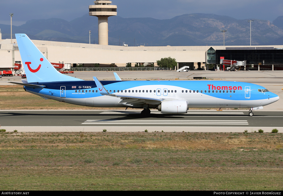 Aircraft Photo of G-TAWN | Boeing 737-8K5 | Thomson Airways | AirHistory.net #681460