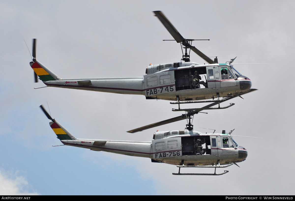 Aircraft Photo of FAB-745 | Bell UH-1H Iroquois | Bolivia - Air Force | AirHistory.net #681508