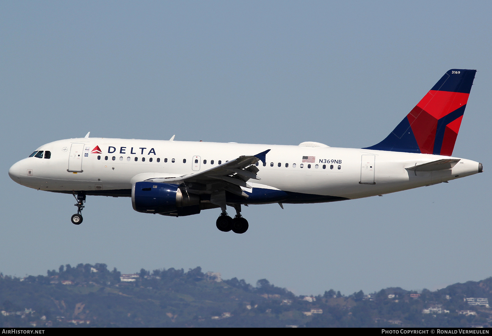 Aircraft Photo of N369NB | Airbus A319-114 | Delta Air Lines | AirHistory.net #681515