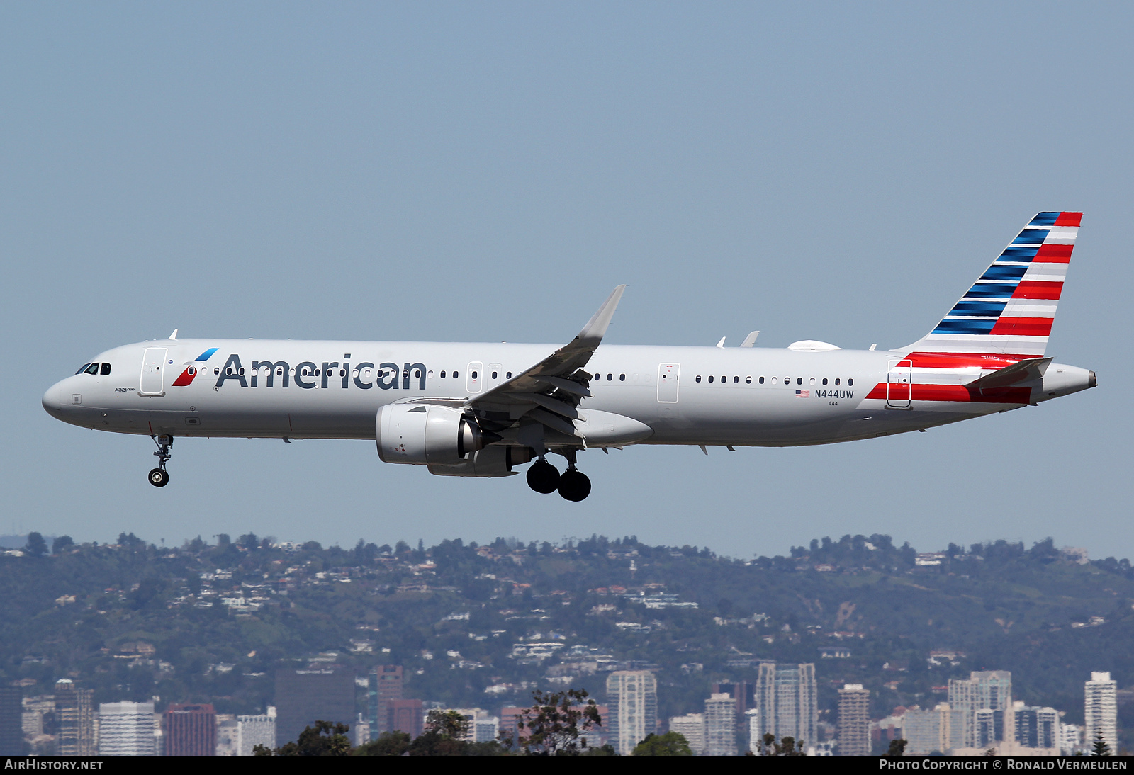 Aircraft Photo of N444UW | Airbus A321-253NX | American Airlines | AirHistory.net #681519