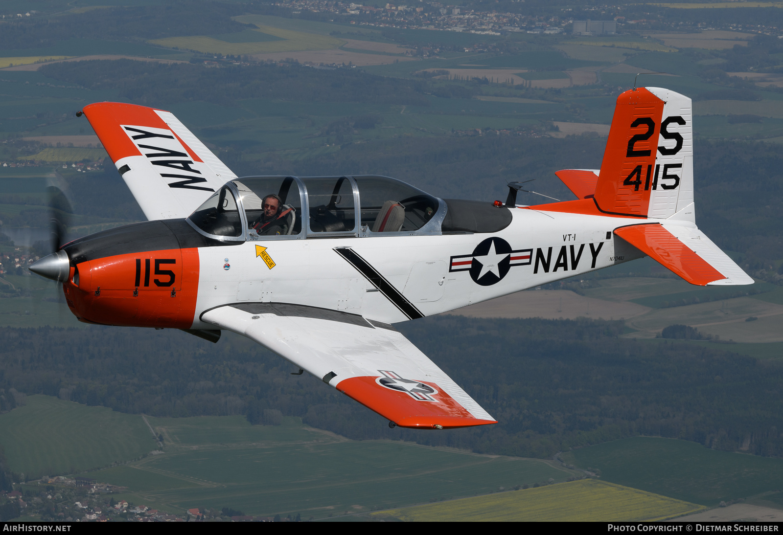 Aircraft Photo of N7041U | Beech T-34B Mentor | AirHistory.net #681601