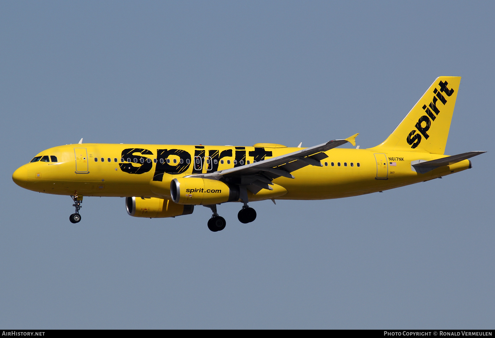 Aircraft Photo of N617NK | Airbus A320-232 | Spirit Airlines | AirHistory.net #681620