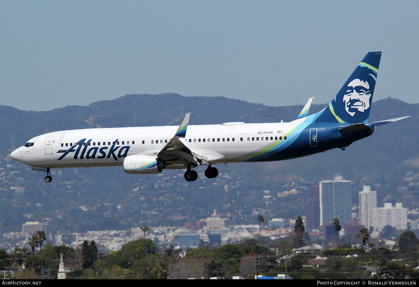 Aircraft Photo of N274AK | Boeing 737-990/ER | Alaska Airlines | AirHistory.net #681640