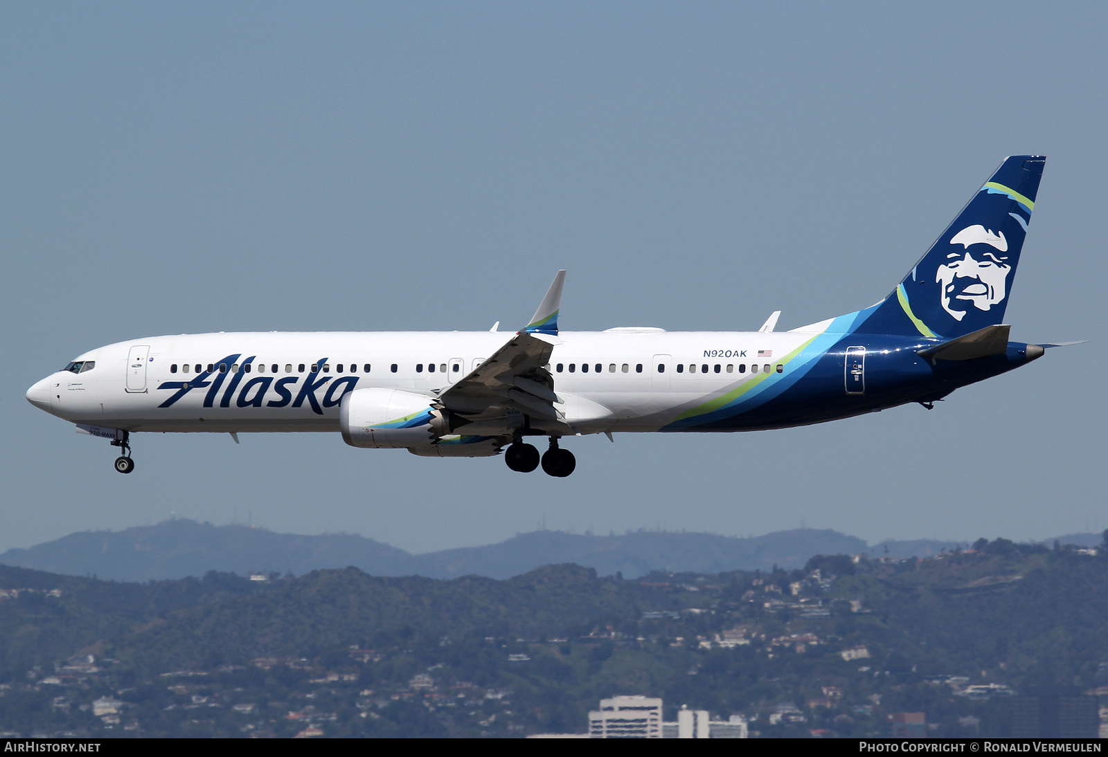 Aircraft Photo of N920AK | Boeing 737-9 Max 9 | Alaska Airlines | AirHistory.net #681643