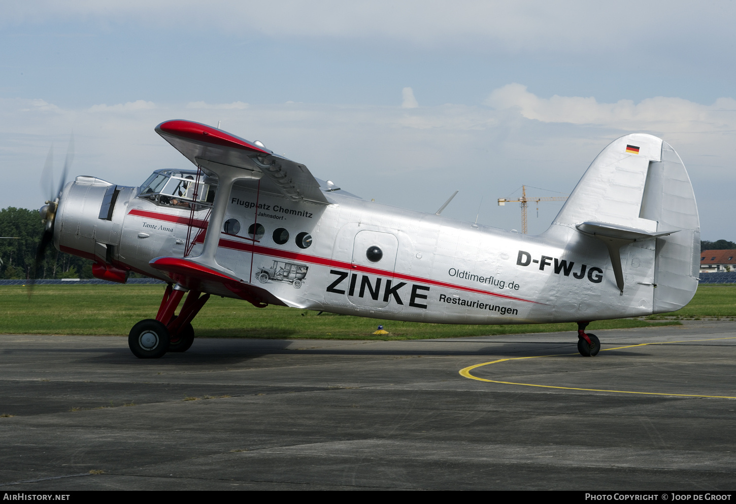 Aircraft Photo of D-FWJG | Antonov An-2TD | Zinke Restaurierungen | AirHistory.net #681648