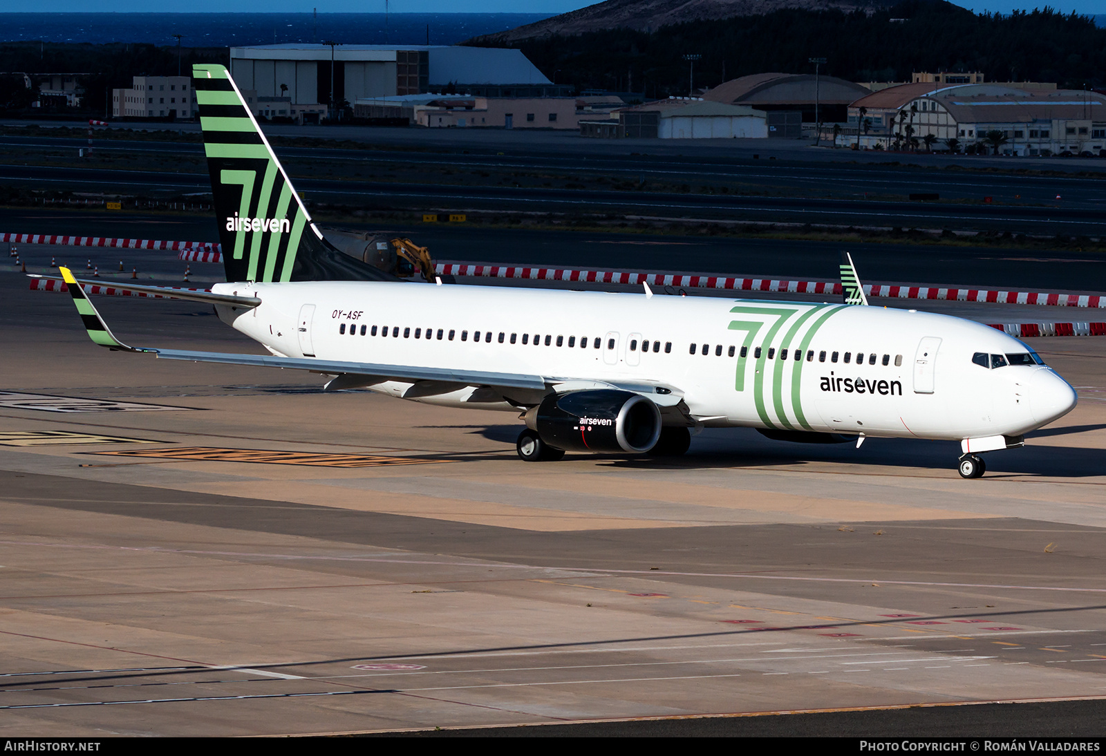 Aircraft Photo of OY-ASF | Boeing 737-8GJ | Airseven | AirHistory.net #681674