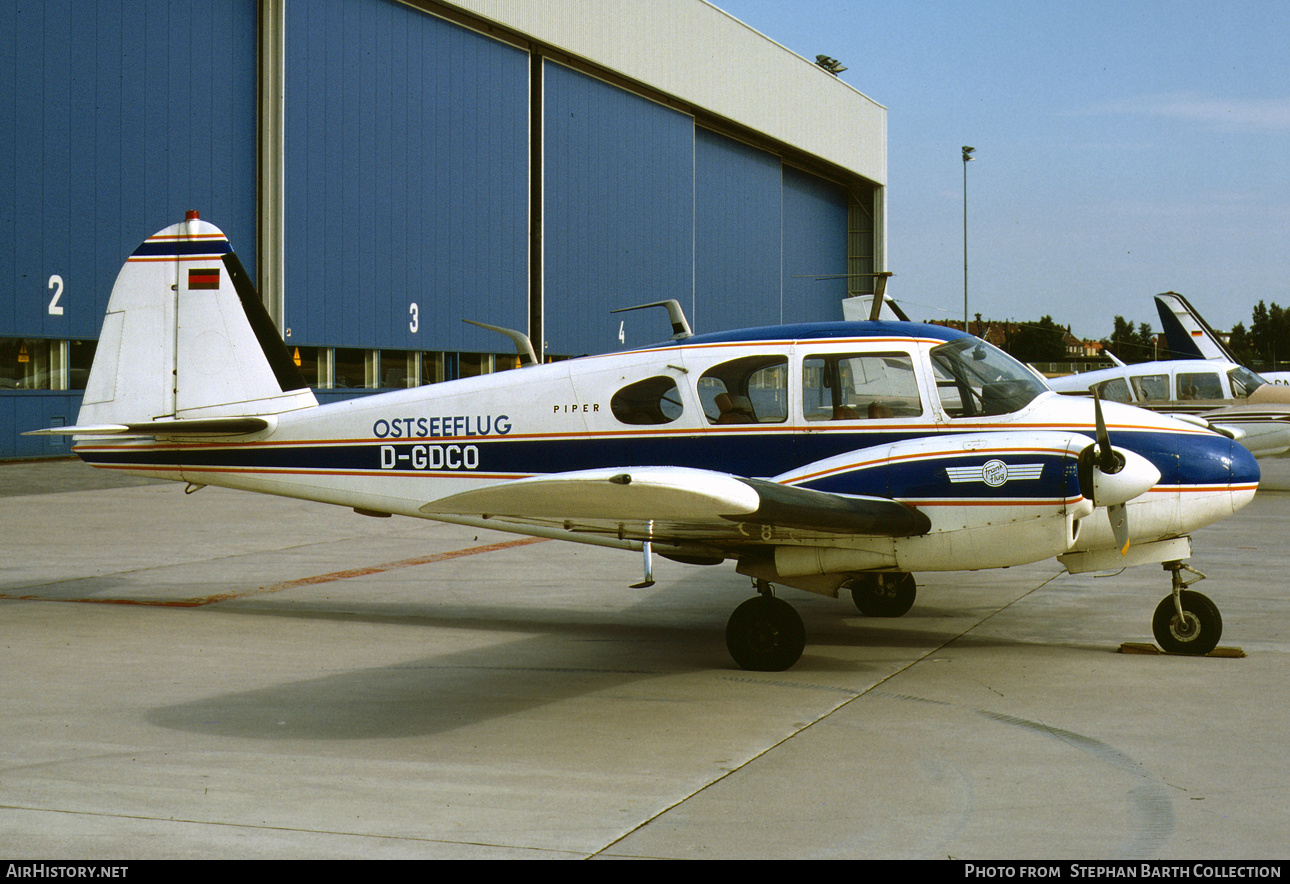 Aircraft Photo of D-GDCO | Piper PA-23-160 Apache | Ostseeflug | AirHistory.net #681678