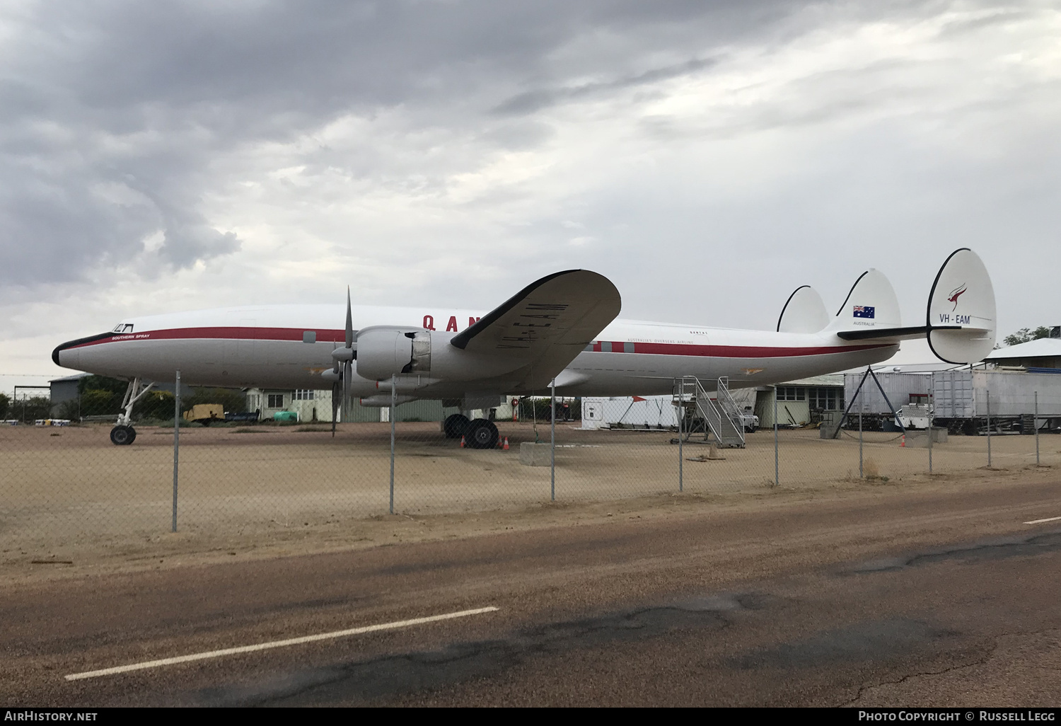 Aircraft Photo of VH-EAM | Lockheed C-121J Super Constellation | Qantas | AirHistory.net #681707