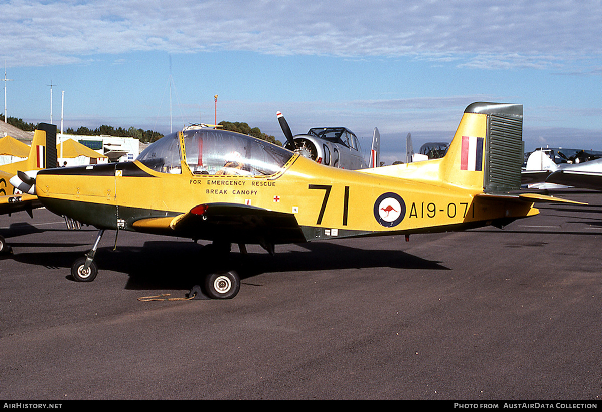 Aircraft Photo of A19-071 | New Zealand CT-4A Airtrainer | Australia - Air Force | AirHistory.net #681723