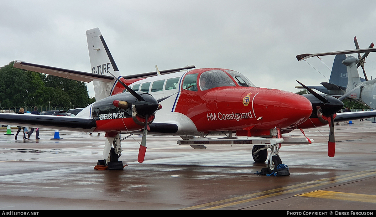 Aircraft Photo of G-TURF | Reims F406 Caravan II | HM Coastguard | AirHistory.net #681740
