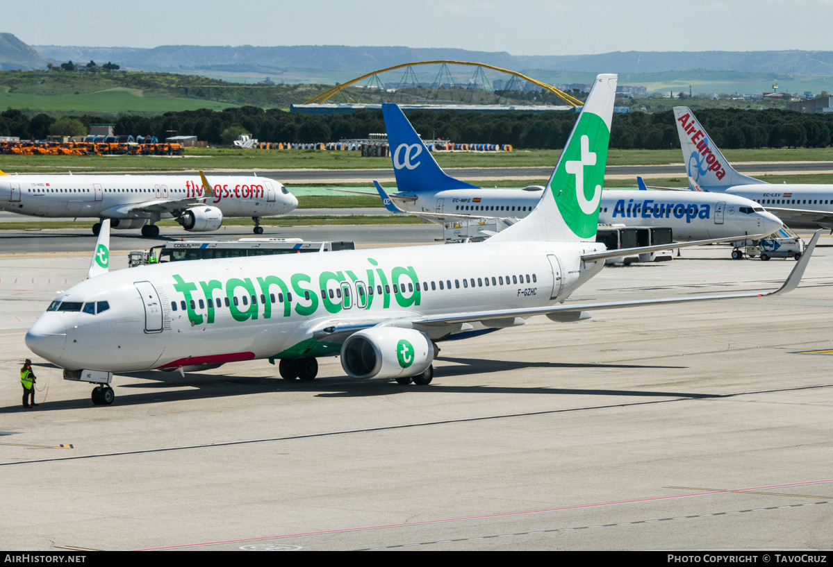 Aircraft Photo of F-GZHC | Boeing 737-8K2 | Transavia | AirHistory.net #681758