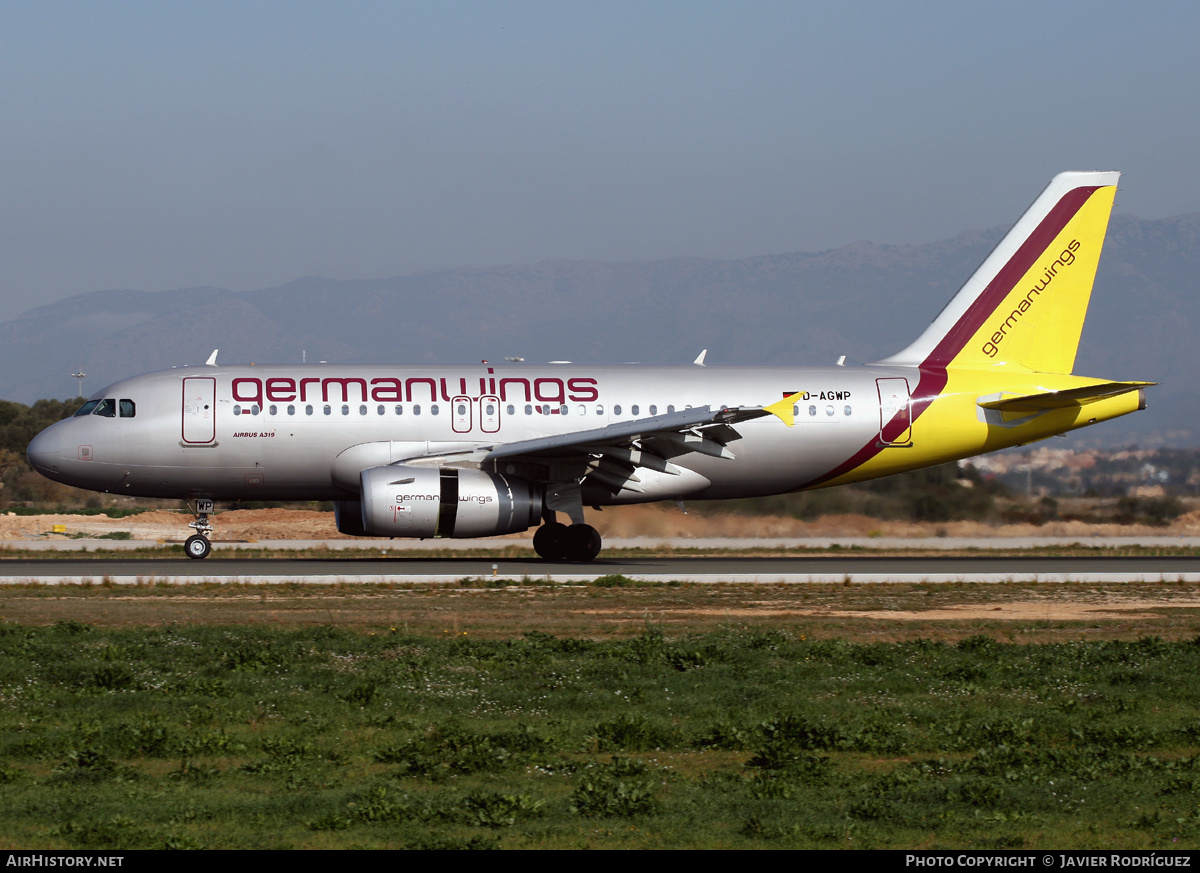 Aircraft Photo of D-AGWP | Airbus A319-132 | Germanwings | AirHistory.net #681761