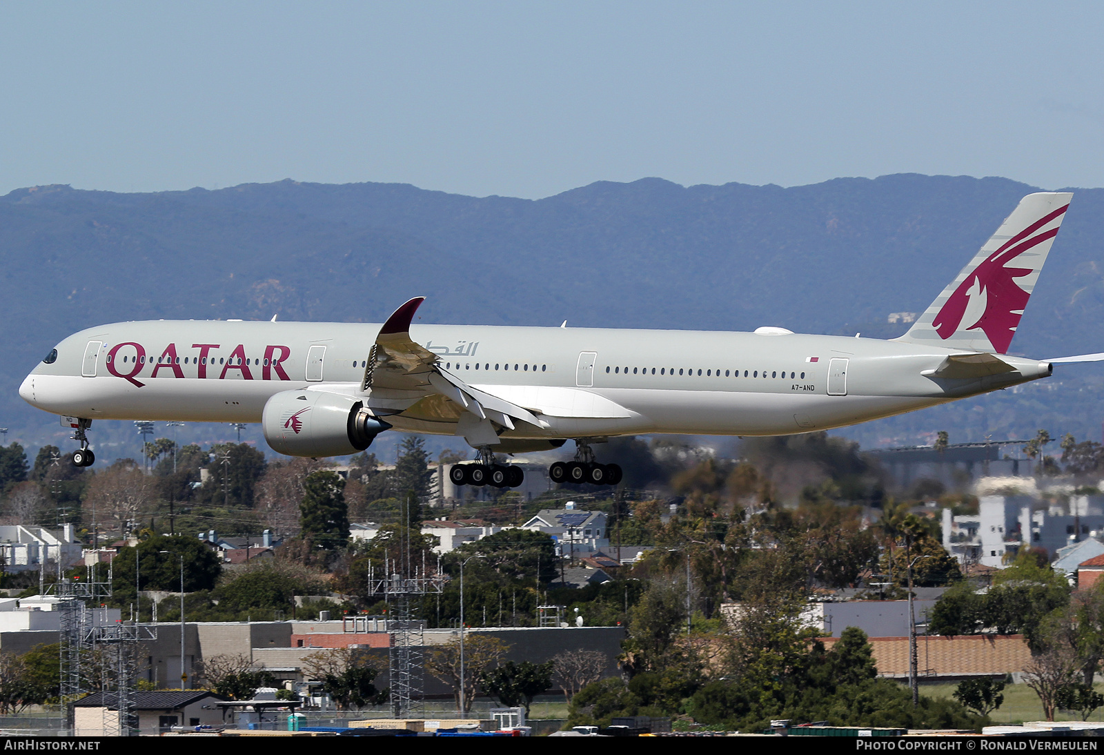 Aircraft Photo of A7-AND | Airbus A350-1041 | Qatar Airways | AirHistory.net #681765