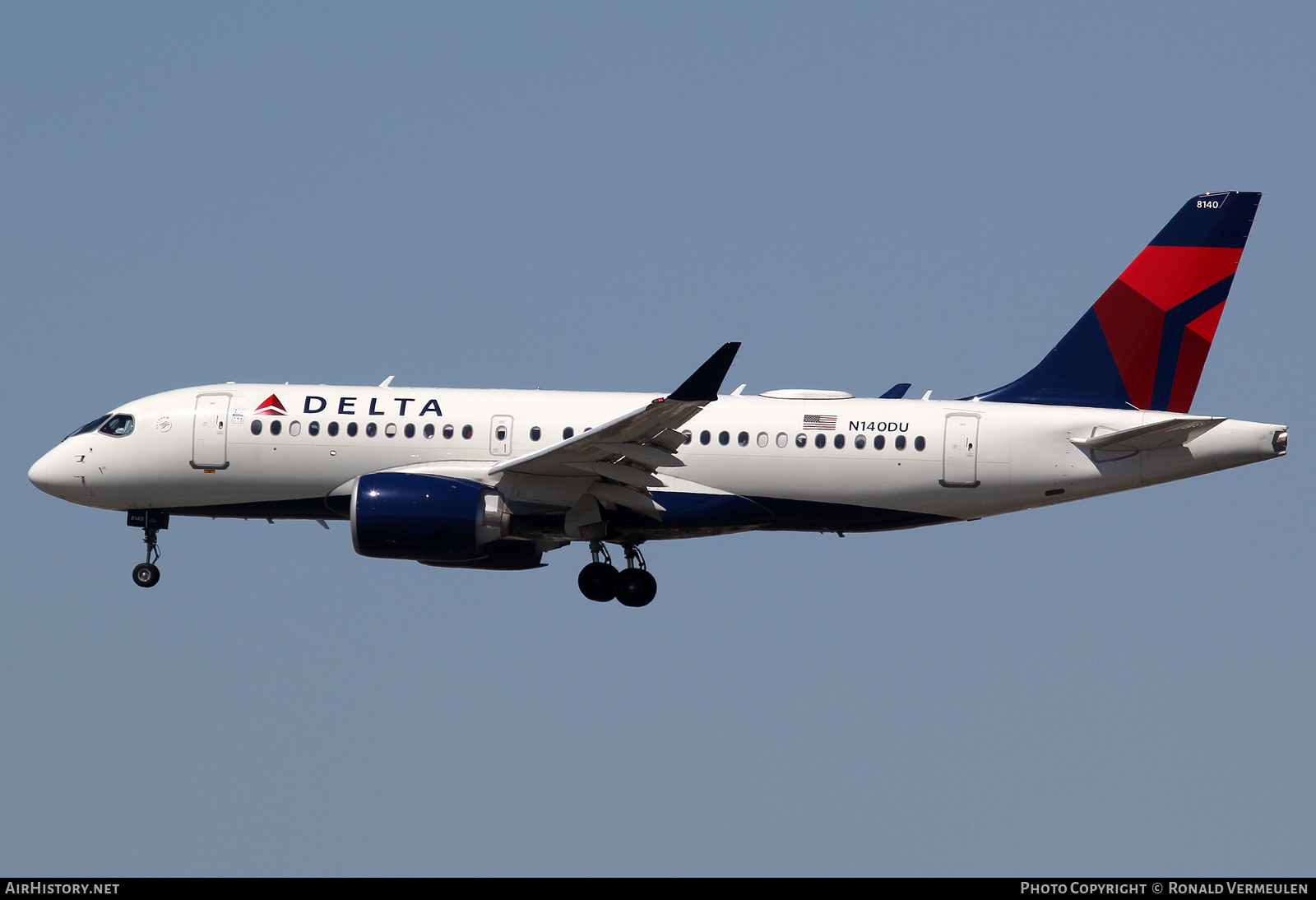 Aircraft Photo of N140DU | Airbus A220-171 (BD-500-1A10) | Delta Air Lines | AirHistory.net #681773