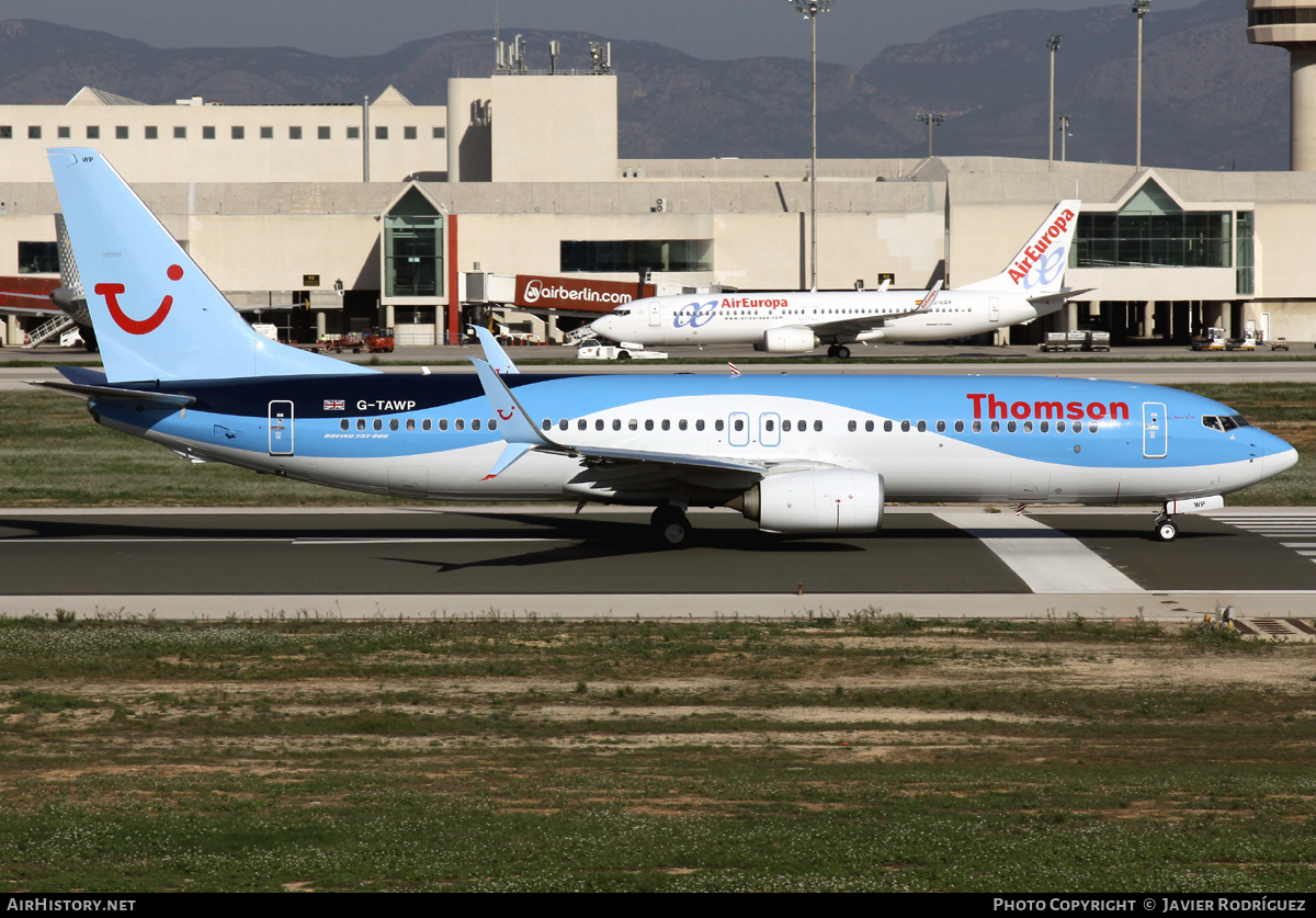 Aircraft Photo of G-TAWP | Boeing 737-8K5 | Thomson Airways | AirHistory.net #681783